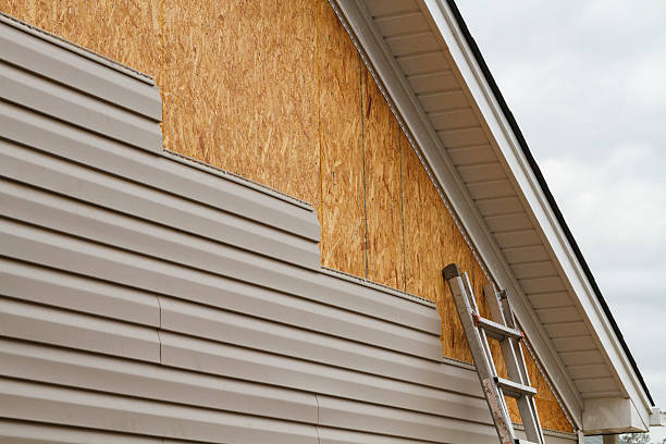Professional Storm Damage Siding Repair technician working in Katy, TX